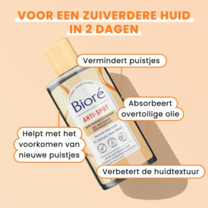 Bioré Houtskool Anti-Puistjes Cleanser - 10.99 euro