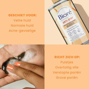 Bioré Houtskool Anti-Puistjes Cleanser - 10.99 euro