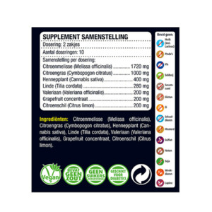 2x Lucovitaal Thee Hennep CBD - 8.78 euro
