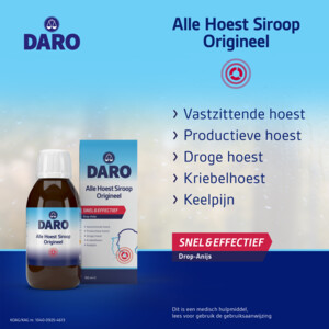 Daro Alle Hoest Siroop - 8.49 euro