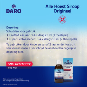 Daro Alle Hoest Siroop - 8.49 euro