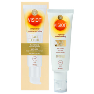 Vision Zonnebrand Face Fluid SPF 30 - 27.59 euro