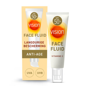 Vision Zonnebrand Face Fluid SPF 50+ - 28.59 euro