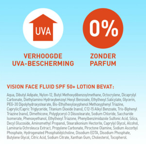 Vision Zonnebrand Face Fluid SPF 50+ - 28.59 euro
