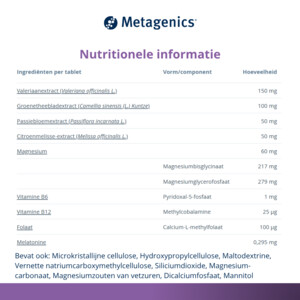 Metagenics Metasleep - 14.39 euro