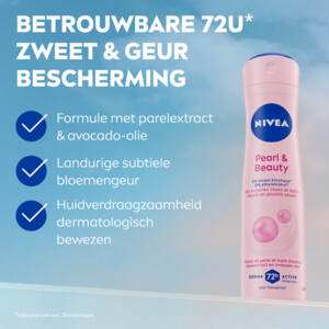 6x NIVEA Deodorant Spray Pearl & Beauty - 32.21 euro