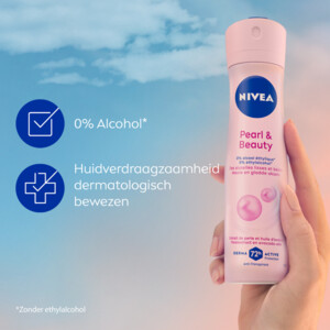 6x NIVEA Deodorant Spray Pearl & Beauty - 32.21 euro