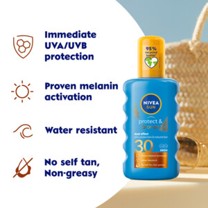NIVEA Sun Protect & Bronze Zonnespray SPF 30 - 26.49 euro