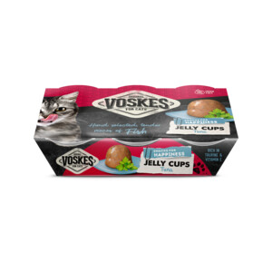 12x Voskes Jelly Cups Tonijn 6 x 25 gr