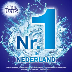 10x Witte Reus Toiletblok Kracht Actief Oceaan - 16.09 euro