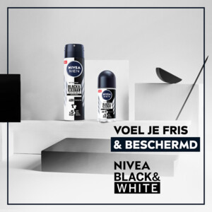 6x NIVEA Men Deodorant Roller Invisible for Black & White - 32.77 euro