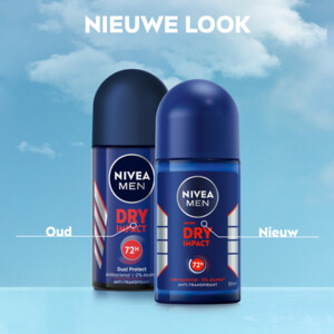 6x NIVEA Men Deodorant Roller Dry Impact - 32.77 euro