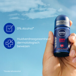 6x NIVEA Men Deodorant Roller Dry Impact - 32.77 euro