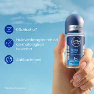 6x NIVEA Men Deodorant Roller Fresh Active - 32.77 euro