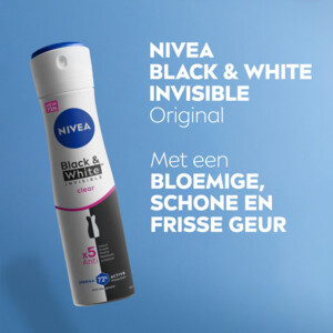 6x NIVEA Deodorant Spray Invisible For Black & White Clear - 24.79 euro