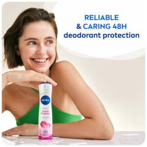 6x NIVEA Deodorant Spray Fresh Flowers - 14.99 euro