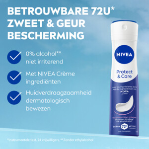 6x NIVEA Deodorant Spray Protect & Care - 31.75 euro
