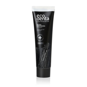 4x Ecodenta Tandpasta Extra Whitening Black Houtskool - 14.96 euro