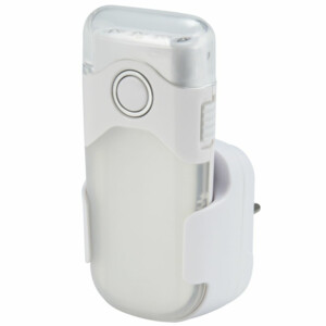 Alecto ATL-80 Oplaadbare LED zaklamp / automatisch LED nachtlampje Wit - 14.95 euro