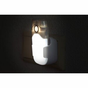 Alecto ATL-80 Oplaadbare LED zaklamp / automatisch LED nachtlampje Wit - 14.95 euro