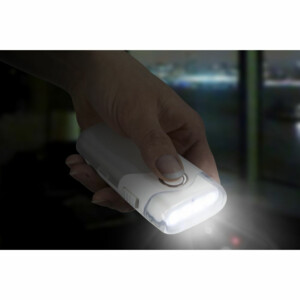 Alecto ATL-80 Oplaadbare LED zaklamp / automatisch LED nachtlampje Wit - 14.95 euro