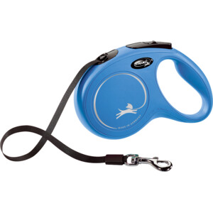 Flexi Rollijn Classic Tape 5 mtr tot 25 kg Blauw 