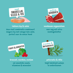 11x Edgard & Cooper Kuipje Vers Vlees Senior Hondenvoer Kip - Zalm 150 gr