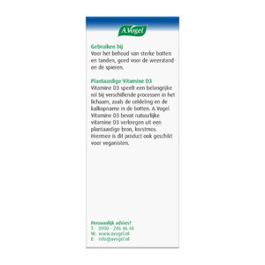 A.Vogel Vitamine D3 10 ug - 8.75 euro