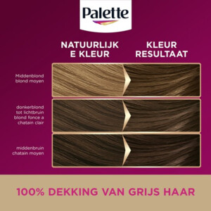 3x Palette Intensive Oil-Care Color Haarkleuring 600 Lichtbruin - 13.95 euro
