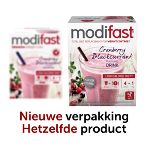 Modifast Weight Control Milkshake Cranberry - 16.93 euro