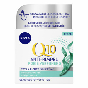 3x NIVEA Q10 Dagcrème  Anti-Rimpel Extra Licht SPF 15 - 57.49 euro