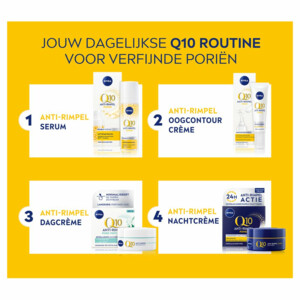 3x NIVEA Q10 Dagcrème  Anti-Rimpel Extra Licht SPF 15 - 57.49 euro