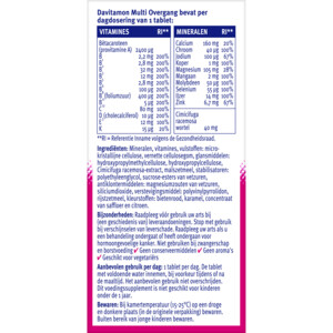 2x Davitamon Compleet Vrouw Overgang Multivitamine - 31.76 euro