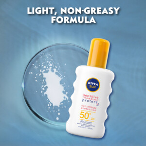 NIVEA Sun Sensitive Anti-Allergie Zonnemelk Spray SPF 50 - 28.99 euro