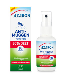 2x Azaron Anti Muggenspray 50% DEET - 20.98 euro