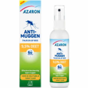 2x Azaron Anti Muggenspray 9,5% DEET - 20.98 euro