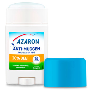 2x Azaron Anti Muggenstick 20% DEET - 24.21 euro