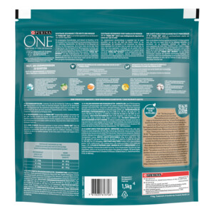 4x Purina ONE Adult Zalm - Volkoren Granen 1,5 kg