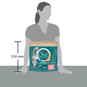 4x Purina ONE Adult Zalm - Volkoren Granen 1,5 kg
