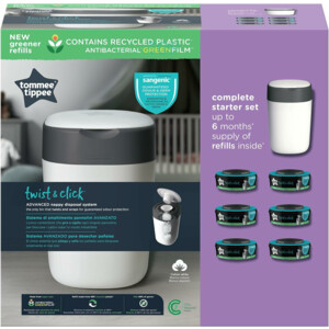 Tommee Tippee Twist & Click Starterset en 6 pak eco - 44.95 euro