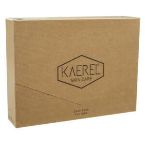 Kaerel Geschenkset Gezichtscrème 75 ml + Scheercrème 100 ml + Shampoo & Douchegel 200 ml + Deodorant 75 ml - 42.65 euro