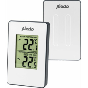 Alecto WS-1050 Weerstation Met Draadloze Buitensensor Wit - 15.99 euro
