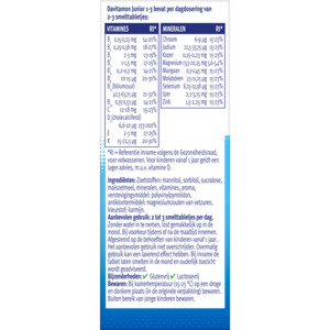 Davitamon Junior 1+ Multivitamines en Mineralen - 21.25 euro