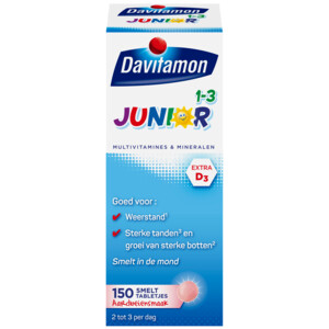 Davitamon Junior 1+ Multivitamines en Mineralen - 21.25 euro