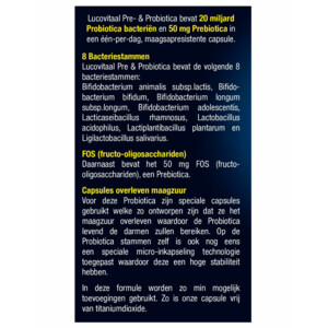2x Lucovitaal Pre & Probiotica - 16.79 euro