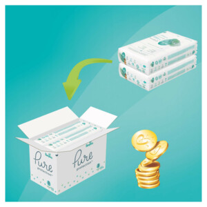 Pampers Pure Protection Luiers Maat 5 (11+ kg) - 74.17 euro