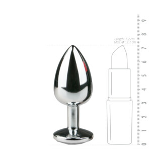Easytoys Metalen Buttplug Zilver - 11.99 euro
