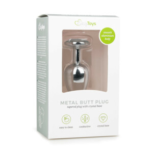 Easytoys Metalen Buttplug Zilver - 11.99 euro