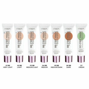 3x L'Oréal C'est Magic BB Cream 05 Medium Dark - 37.61 euro