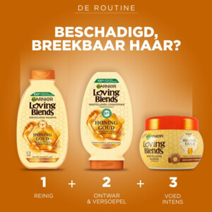 6x Garnier Loving Blends Honing Goud Conditioner - 22.35 euro